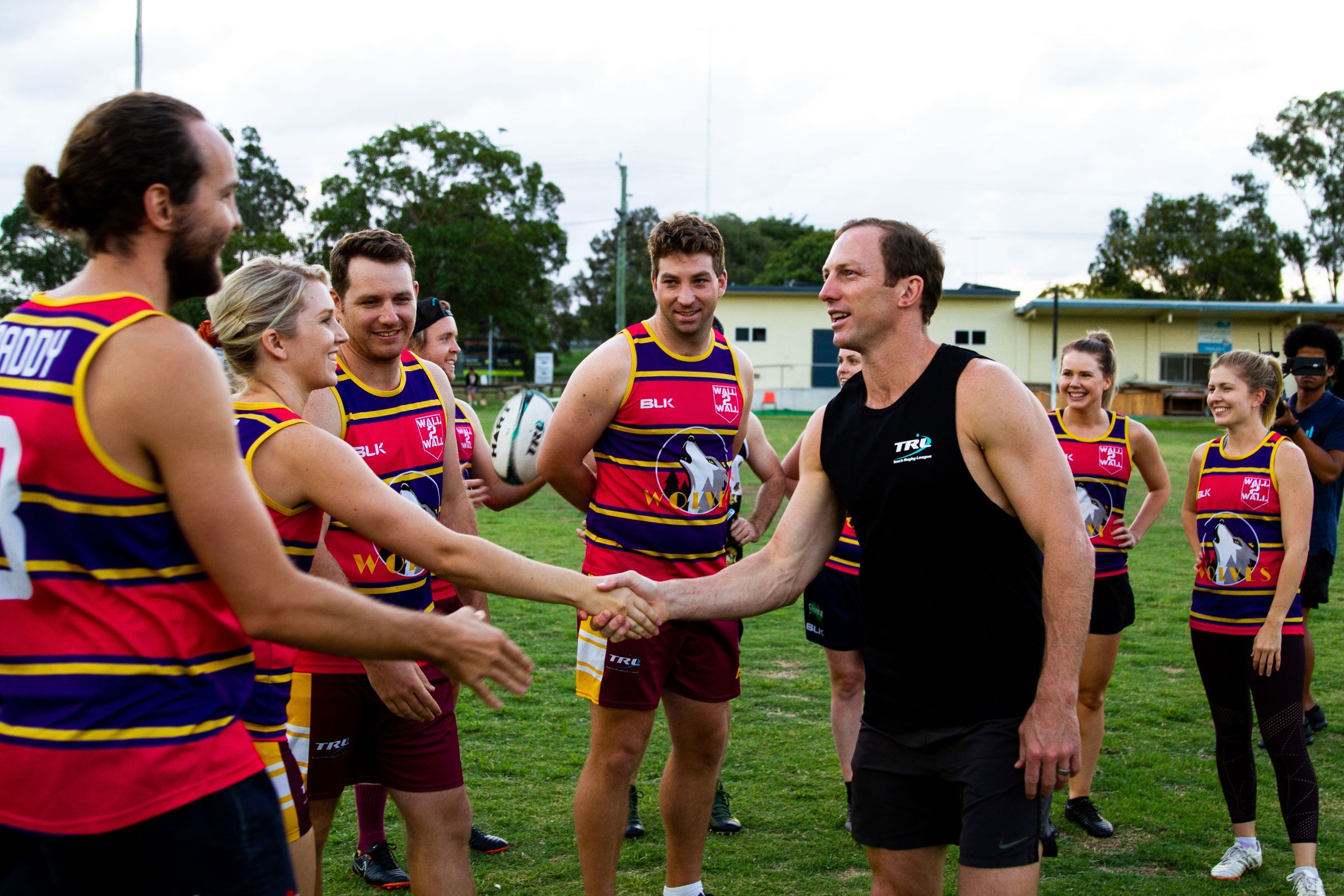 North-Brisbane darren lockyer plays trl in north brisbane